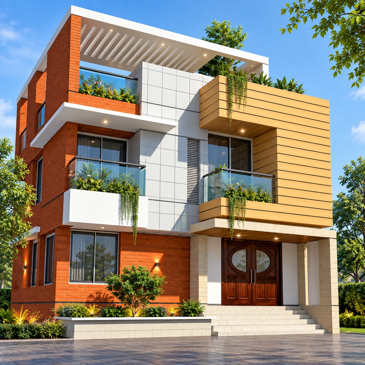Small Duplex House Design