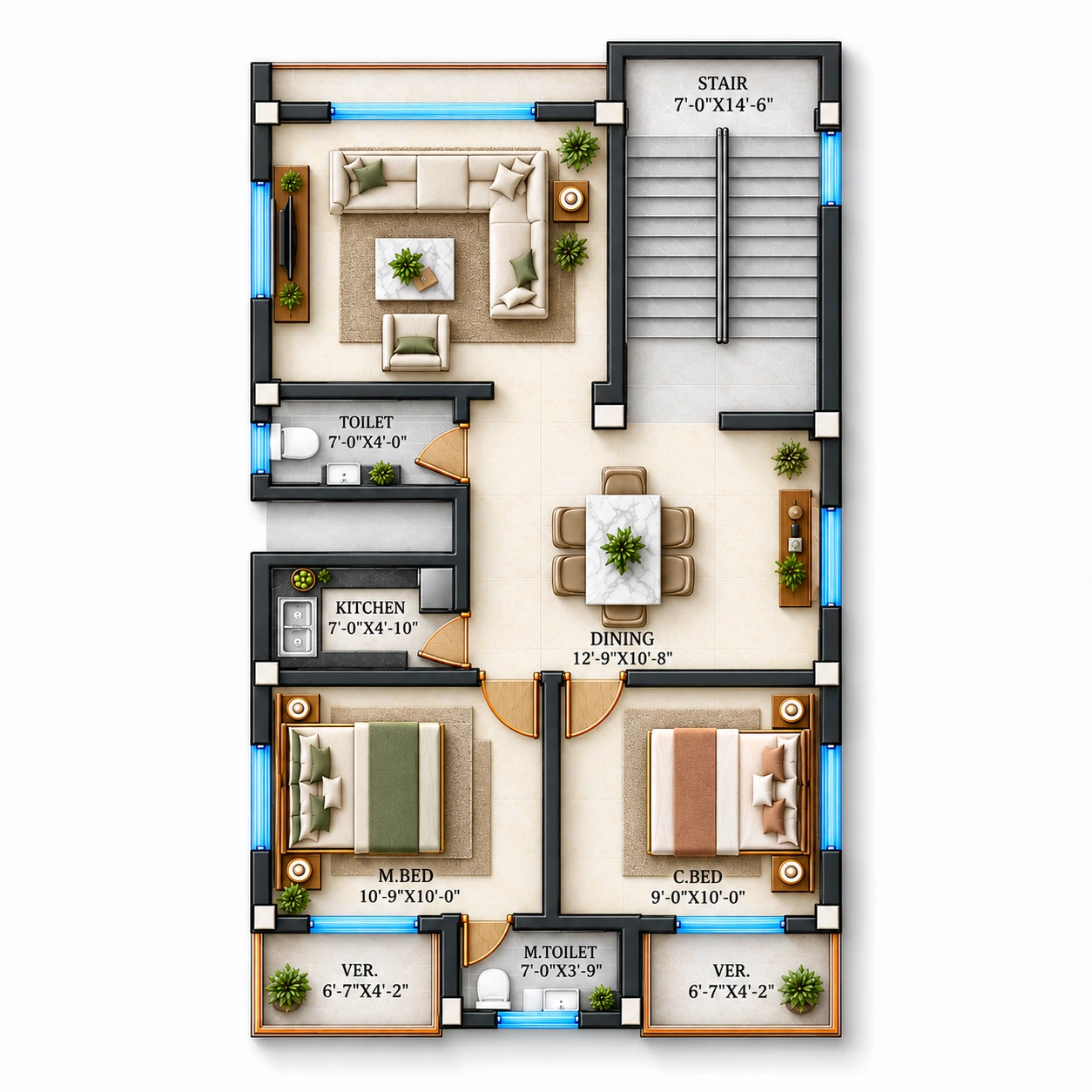 3 Bedroom House