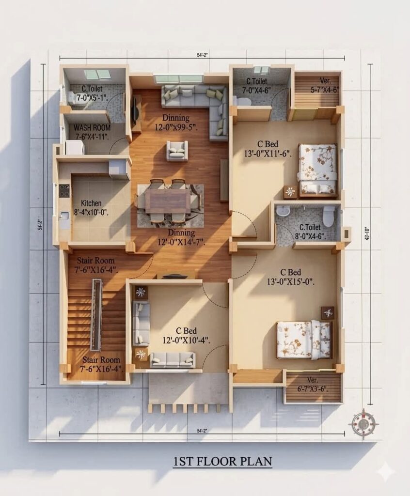 3 storey house design
